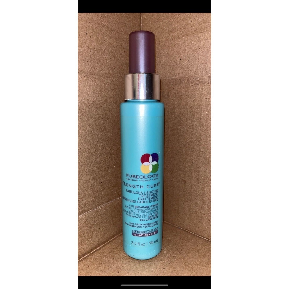Pureology Strength Cure Fabulous Lengths Treatment 3.2oz For Damaged Hair Vegan